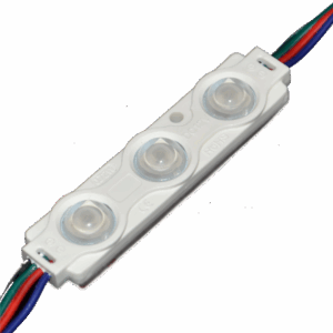 LED LENS MODULE 3 5050 160° DC12V 0.72W IP65 RGB