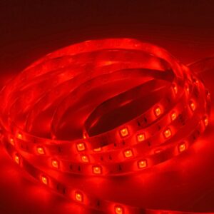 Ταινία Led DC:12V 3528 SMD IP20 4.8W/m Επαγγελματική Χρήση με 60 Leds/m Κόκκινη