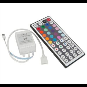 Ασύρματο IR RGB Controller 44Key με Dimmer για ταίνια Led 72w