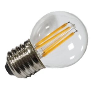 Filament E27 Λάμπα Led G45 2W 200Lm Θερμό λευκό