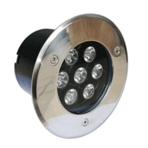 Φωτιστικό Led Δαπέδου Χωνευτό 220V 7x1Watt Ψυχρό Λευκό