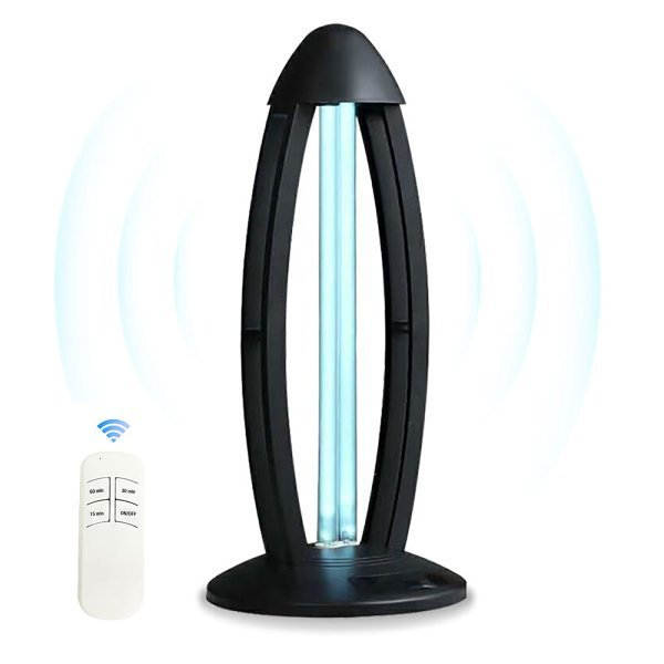 Λαμπτήρας Aποστείρωσης Υπεριώδους Ακτινοβολίας+ OZONE 38W Μαύρο Χρώμα