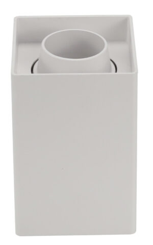 Βάση Σποτ Στρογγυλή Πλαστική GU10 Λευκή