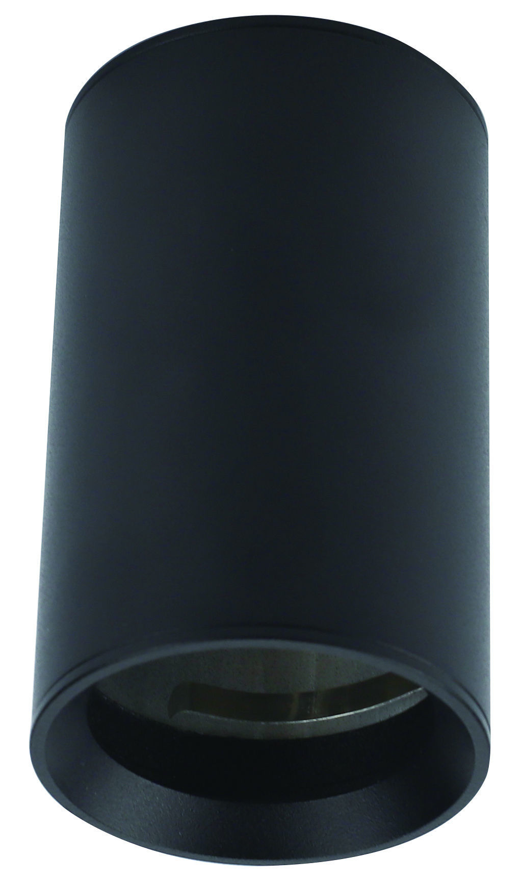 Βάση Σποτ Οροφής Αλουμινίου GU10 Μαύρη