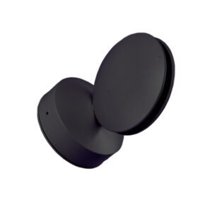 ‎Led Επιτοίχιο Φωτιστικό CREE Μάυρο 7W Θερμό Λευκό