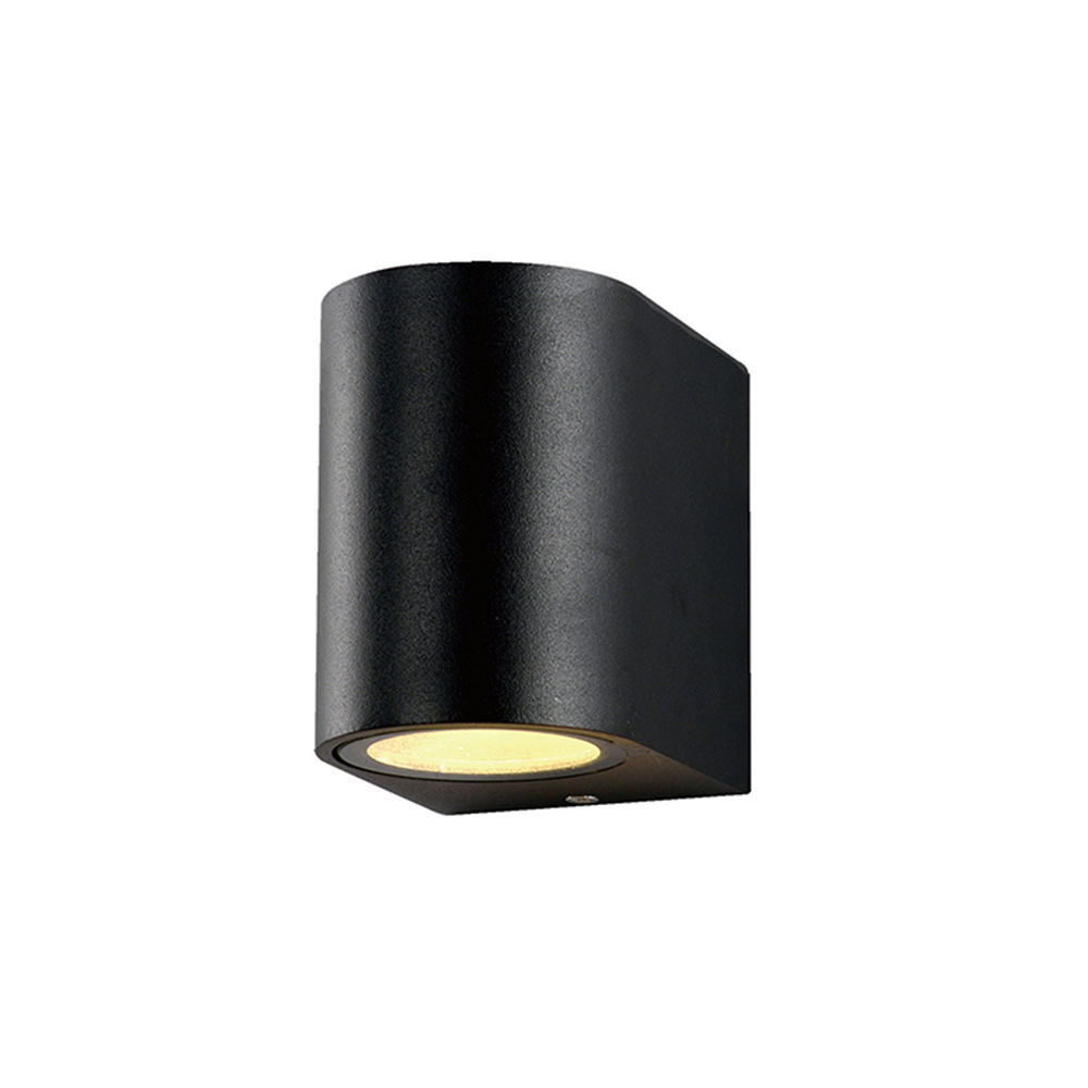 Επιτοίχιο Φωτιστικό Αλουμίνιου Μάυρο GU10 SOCKET GU10