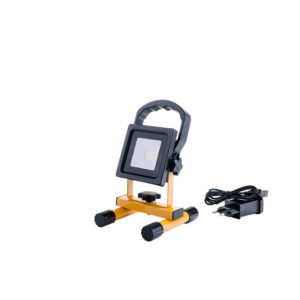 LED SMD Φορητός Επαναφορτιζόμενος Προβολέας 600Lm IP44 10W Ψυχρό Λευκό
