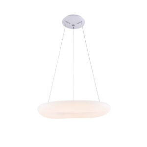 LED Φωτιστικό Οροφής Λευκό Στρογγυλό 38W Θερμό Λευκό