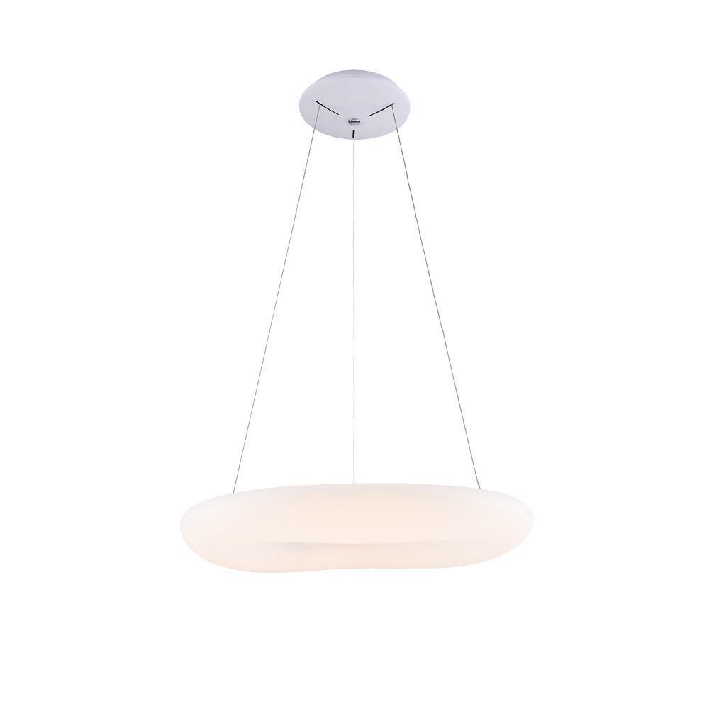 LED Φωτιστικό Οροφής Λευκό Στρογγυλό 38W Θερμό Λευκό