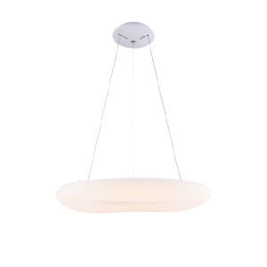 LED Φωτιστικό Οροφής Λευκό Στρογγυλό 50W Θερμό Λευκό