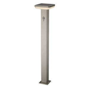 LED Φωτιστικό Κήπου SS-Brushed Αλουμίνιο 4.4W Σένσορας 4.4W Θερμό Λευκό