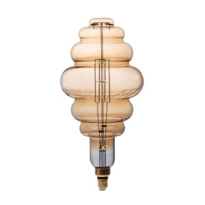 Led Λάμπα E27 BD200 Gold Glass Dimmable 8Watt Θερμό Λευκό
