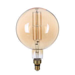 Led Λάμπα E27 G200 Gold Glass Dimmable 8Watt Θερμό Λευκό