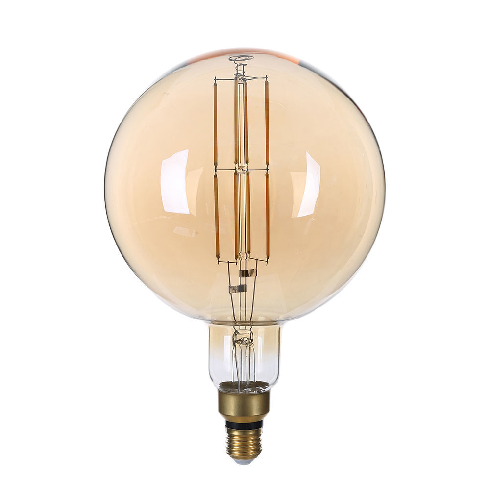 Led Λάμπα E27 G200 Gold Glass Dimmable 8Watt Θερμό Λευκό