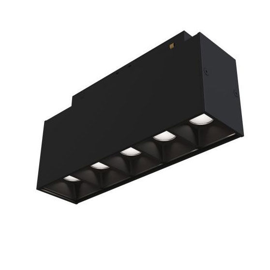 LED Μαγνητικός Προβολέας 5-Heads M35 10W Θερμό Λευκό