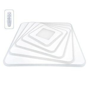 LED Φωτιστικό Οροφής Τετράγωνο 120W (2x60W) με Τηλεχειρισμό Αλλαγής Χρώματος 3000K-6000K