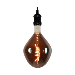 Dimmable Λάμπα Led Filament E27 G160 5W Art Θερμό Λευκό