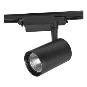 Led Φωτιστικό Ράγας Trance Μαύρο 30W Φυσικό Λευκό