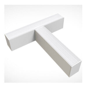 LED Γραμμικός Κρεμαστός Λευκός Σύνδεσμος Σχήματος Τ 15W για SKU: 5472 Ψυχρό Λευκό