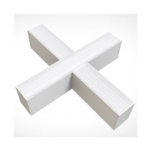 LED Γραμμικός Κρεμαστός Λευκός Σύνδεσμος Σχήματος Χ 20W για SKU: 5472 Ψυχρό Λευκό