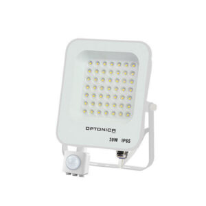 Προβολέας LED SMD Λευκός IP65 με Ανιχνευτή Κίνησης 30W Ψυχρό Λευκό