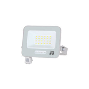 Προβολέας Led Λευκός SMD 20W 120° IP65 με Ανιχνευτή Κίνησης Θερμό Λευκό