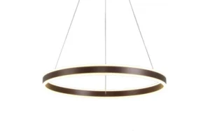 Led Κρεμαστό Μαύρο Φωτιστικό 60W Θερμό Λευκό