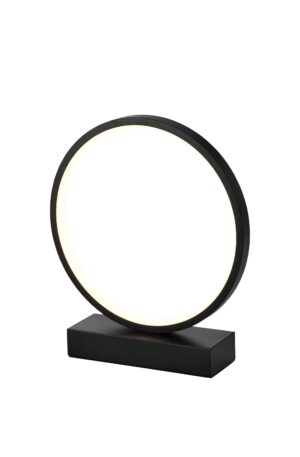 Led Επιτραπέζιο Μαύρο Φωτιστικό 7W Θερμό Λευκό