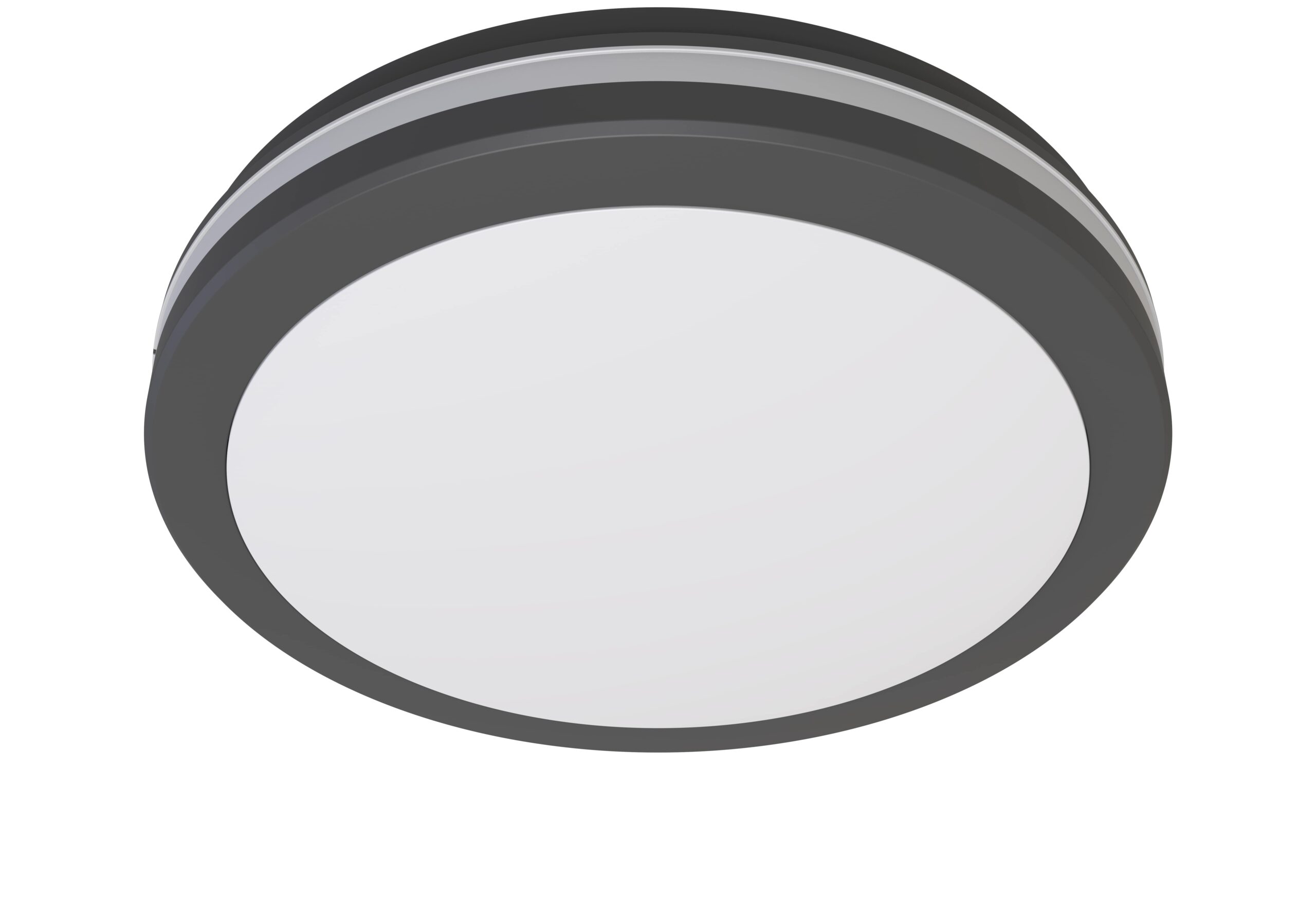 Led Φωτιστικό Οροφής Μαύρο με Αισθητήρα 20W CCT IP65