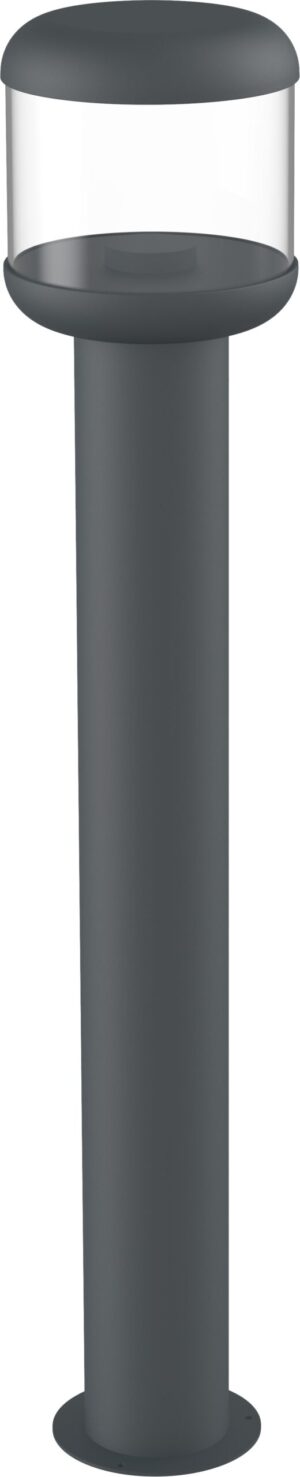 Led Επιδαπέδιο Φωτιστικό Αλουμινίου Μαύρο (H=15cm) E27 IP54