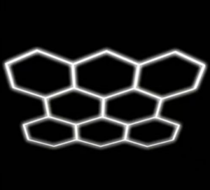 Hexagon Series Set 8*HEX 280W (Με αξεσουάρ εγκατάστασης) Ψυχρό Λευκό