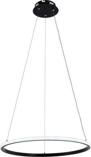 Led Κρεμαστό Μαύρο Φωτιστικό CCT 30W Dimmable + Τηλεχειρισμός