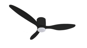 Led Ανεμιστήρας/ Φωτιστικό Οροφής Μαύρος 18W CCT + Τηλεχειρισμός