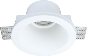 Βάση Σποτ Γύψινη Χωνευτή Στρογγυλή GU10