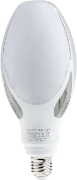 LED Λάμπα E27 40W PF> 0,9 40W Φυσικό Λευκό