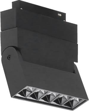 LED Μαγνητικός Προβολέας Αναδιπλούμενος 5-Heads 10W Θερμό Λευκό