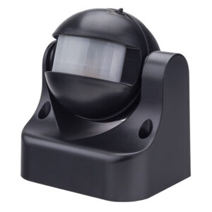 Ανιχνευτής Κίνησης Επίτοιχιος 300W Μαύρος