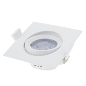 LED COB Downlight Τετράγωνο Περιστρεφόμενο 7W Ψυχρό Λευκό
