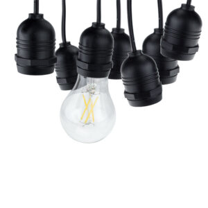 Φωτιστικό Εξωτερικού Χώρου 15PCS E27 14.4M Suspended Sockets - Λάμπα δεν περιλαμβάνεται