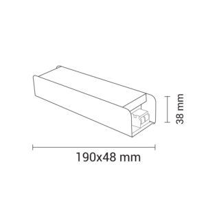 Τροφοδοτικό Μεταλλικό Slim 100W Για 12V Ταινία 8.3A Σταθεροποιημένο